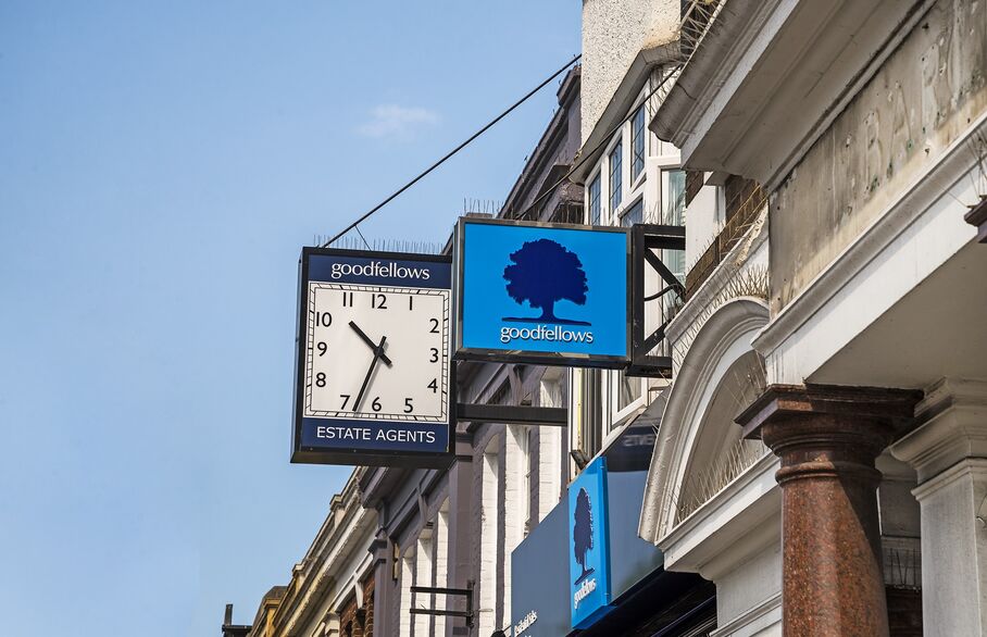 A Goodfellows sign