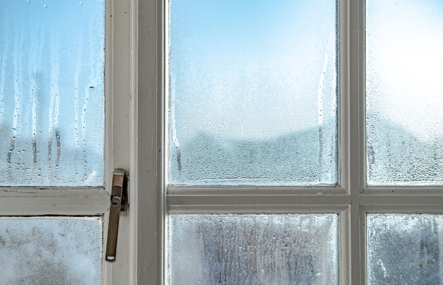 Condensation on a window