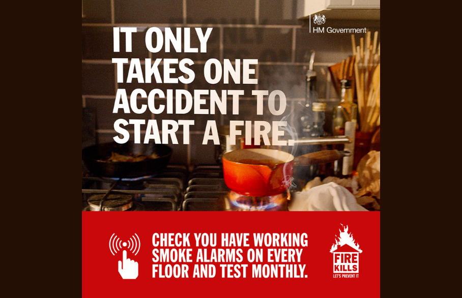 It only takes one accident to start a fire