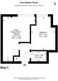 Floorplan for Flat 1 Anne Boleyn House 9-13, Ewell Road