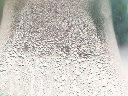 Condensation on a window